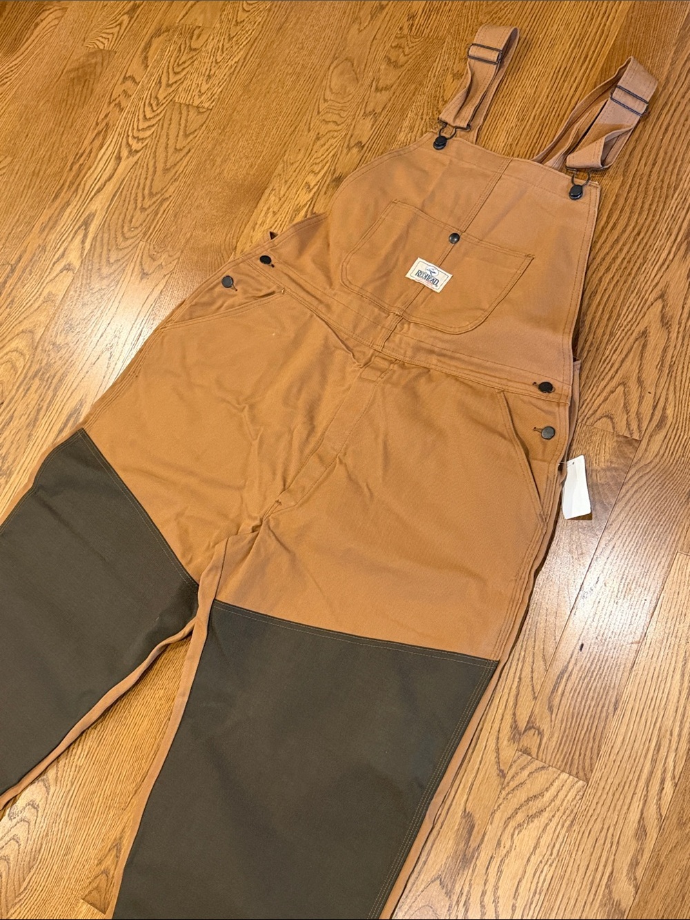 Vintage RedHead Hunting Briar Bib overalls.  XL. New